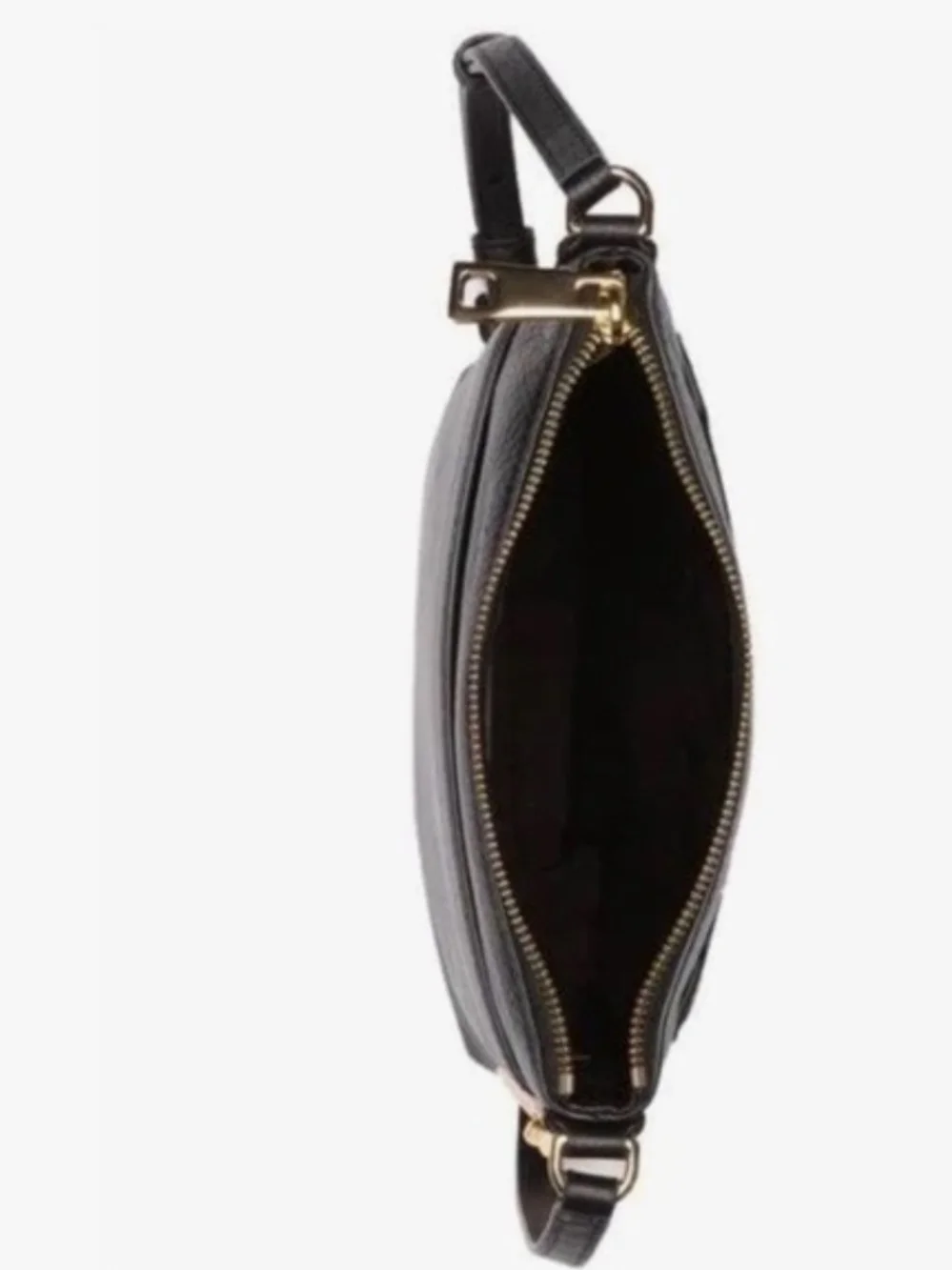 MARC JACOBS Tours Black Leather Crossbody Bag